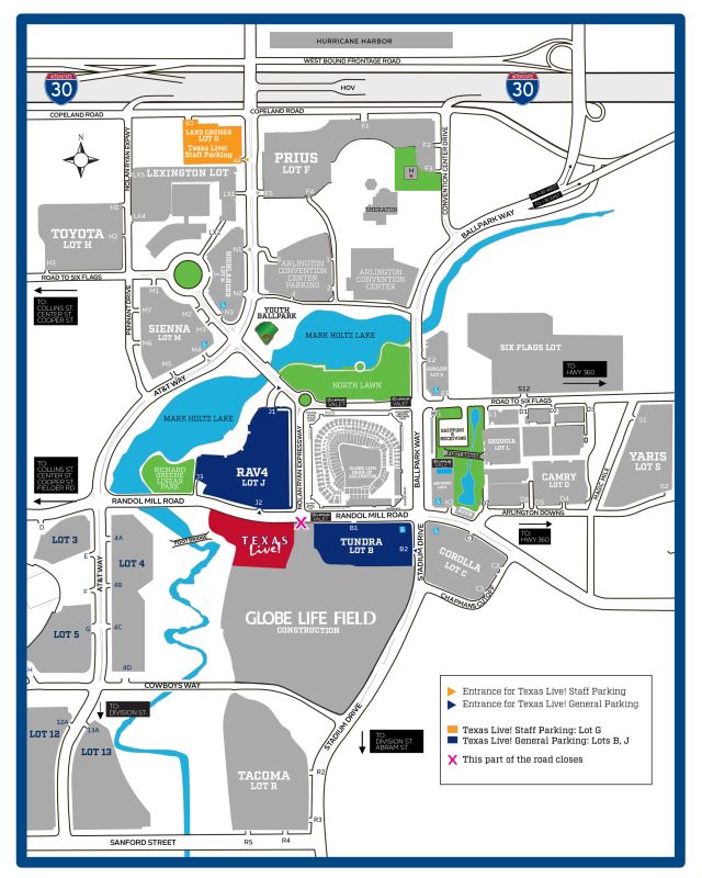 globe life field parking map globe life field parking map