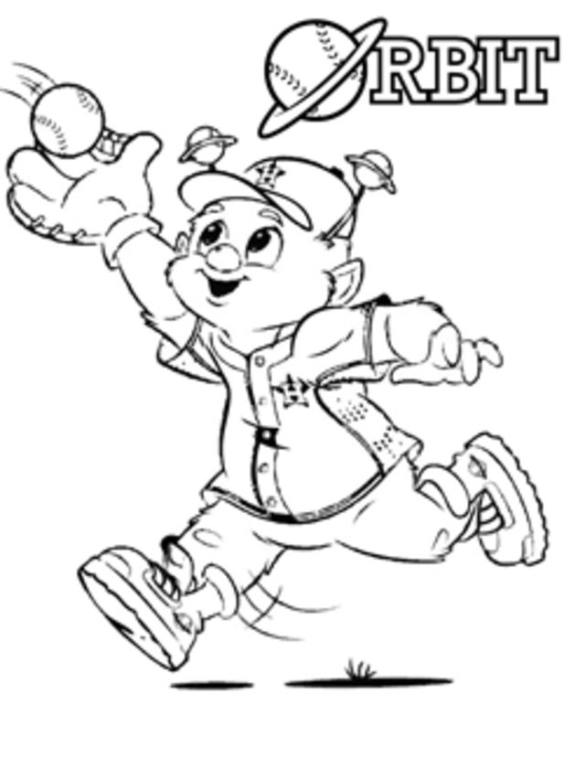 orbit mascot drawing