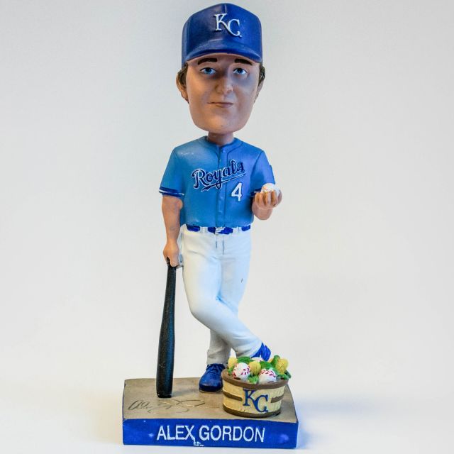 Alex Gordon Kansas City Royals Framed Showcase Bobblehead MLB