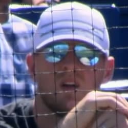 J.J. Watt attends Ohtani start, 03/31/2022