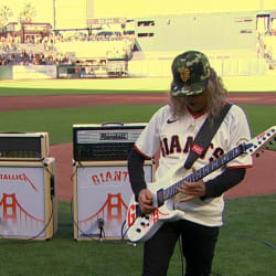 Watch Metallica Perform the National Anthem at Giants Game