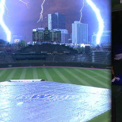 Cubs' Kris Bryant reacting to lightning bolt leads to must-see GIF - Sports  Illustrated