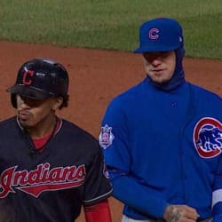 WS2016 Gm1: Lindor, Baez have fun on the field 