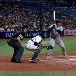 Jose Trevino on go-ahead homer, 06/22/2022