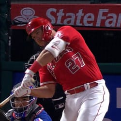 Mike Trout's 446-ft. home run, 04/20/2021