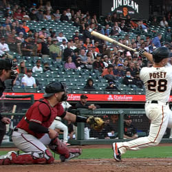 Buster Posey's three-run home run, 06/16/2021