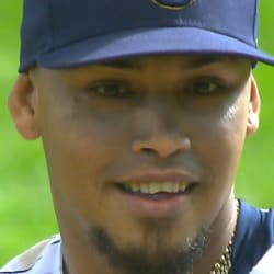 Orlando Arcia takes the mound, 09/13/2020