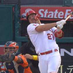 Mike Trout hits 300th CAREER HOME RUN! Launches one against Astros