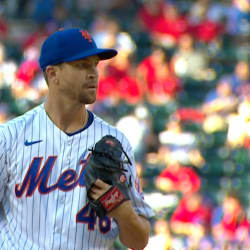 Jacob deGrom Retires First 17 Batters, Sets Strikeout Record – NBC