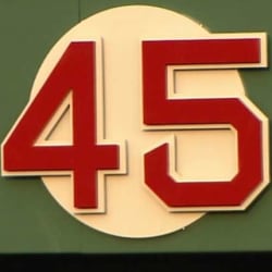 Red sox best sale retired number 45