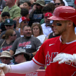 Andrew Velazquez's sacrifice fly, 04/22/2022