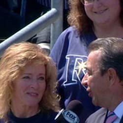 Snell's mom and brother on big league debut 