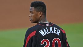 Adam Brett Walker II of the Miracle during the Florida State League News  Photo - Getty Images