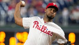 Phillies Juan Nicasio injury vs. Marlins