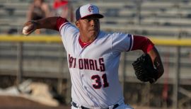 2021 Rochester Red Wings (Triple-A Washinton Nationals) Steven Fuentes