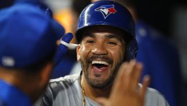 May 8, 2015: Toronto Blue Jays Second base Devon Travis (29) [5643