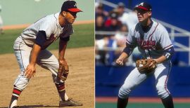 On this date in Reds history, 7/16/1960, third baseman Terry Pendleton was  born in Los Angeles, CA. A three-time Gold Glove winner, Pendleton won the  1991 National League Most Valuable Player Award