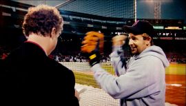 Baltimore Orioles first baseman Kevin Millar (15) hits a two run