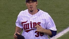 Joe Nathan and A. J. Pierzynski with the 2013 Rangers -- from