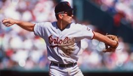 Baltimore Orioles pitcher Dave McNally from Billings, Montana. This picture  of the late McNally is possibly from 1972.