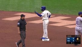 Pitcher mexicano abrió el partido. Yovani GallardoCerveceros de