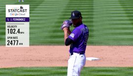 Toronto Blue Jays pitcher Julian Fernandez (35) during a spring