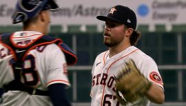 Astros option Ronel Blanco, recall Parker Mushinski