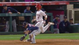 Zack Cozart Los Angeles Angels Majestic Home Cool Base Player