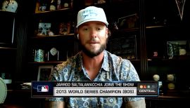 Jarrod Scott Saltalamacchia, is an American professional baseball catcher  for the Miami Marlins of Major League Baseball…