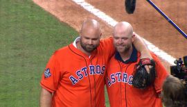 Houston Astros' Evan Gattis Plays In UTPB Alumni Game