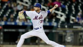 17 April 2016: New York Mets Pitcher Jerry Blevins (39) [6514] on