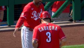 MLB Cleveland Indians Youth Asdrubal Cabrera 13 Batting Practice