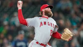 Men's Los Angeles Angels #23 Archie Bradley Number Cream 2022 City