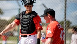 Gainesville's Ellington playing with Miami Marlins