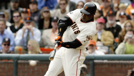 All 74 of Barry Bonds's playoff plate appearances in 2002