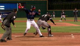 Minnesota Twins outfielder Jamey Carroll #8 during a spring