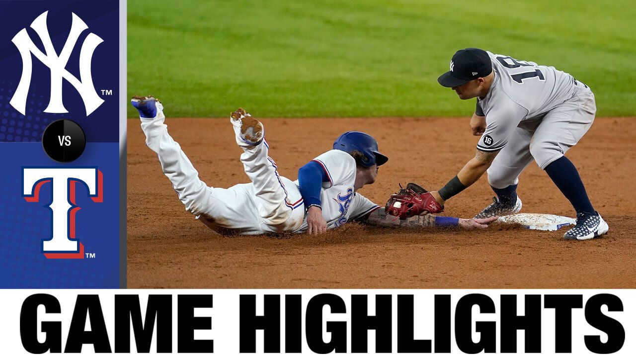 Yankees 7, Rangers 4 Final Score (05/18/2021) on MLB Gameday