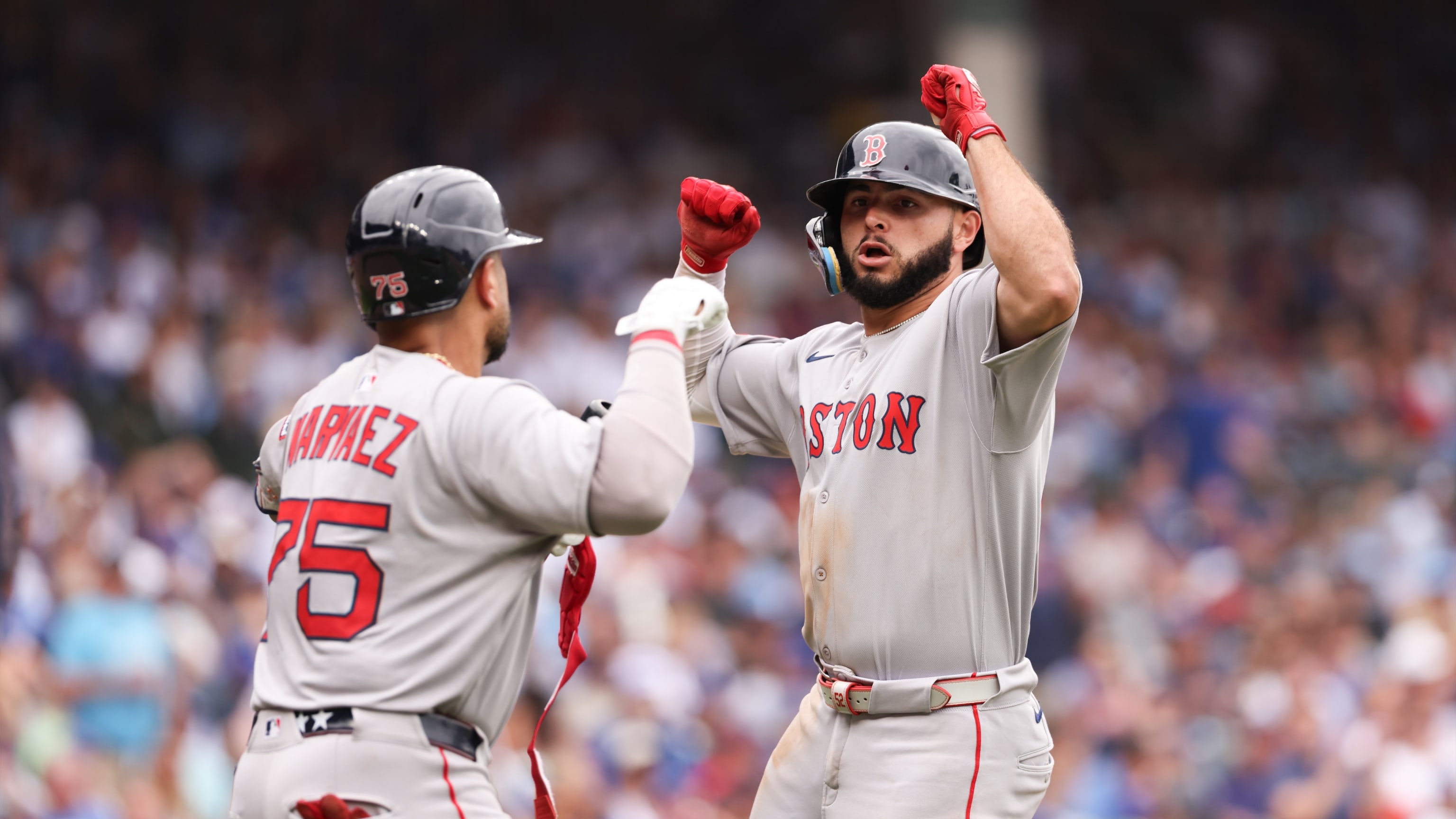 レッドソックスが終盤の一発攻勢でカブスに逆転勝ち、後半戦初勝利