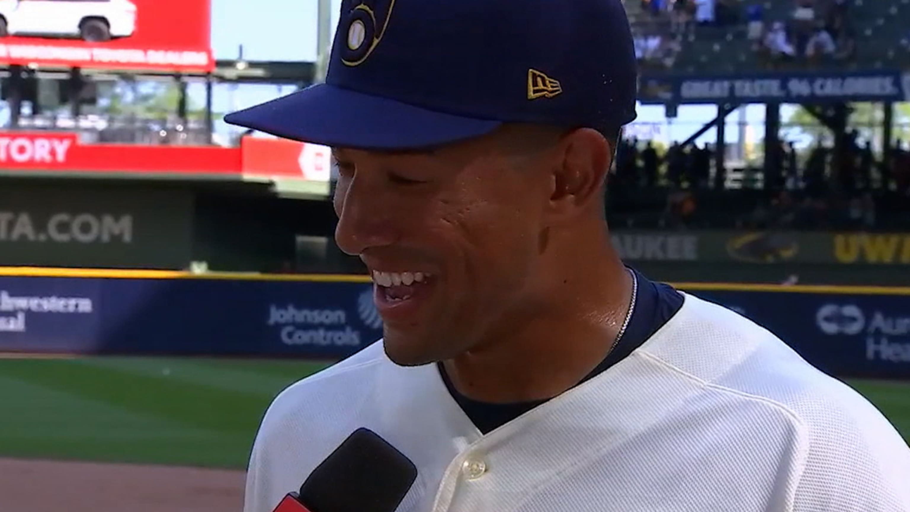 Jahmai Jones delivers 3-run double in 1st big league appearance since '21  in Brewers' win over Cubs – KXAN Austin