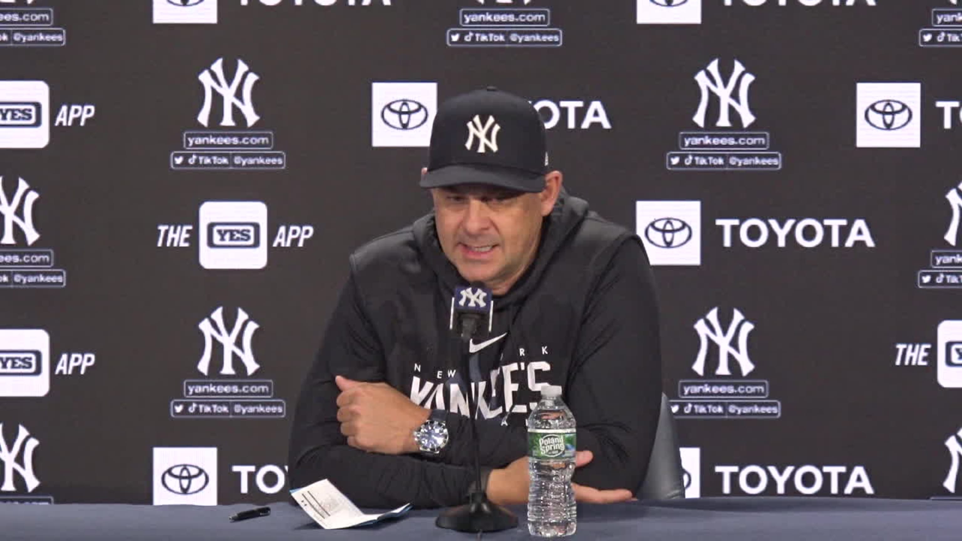 Yankees Manager Aaron Boone Doubles Down on Mentality With Umpires