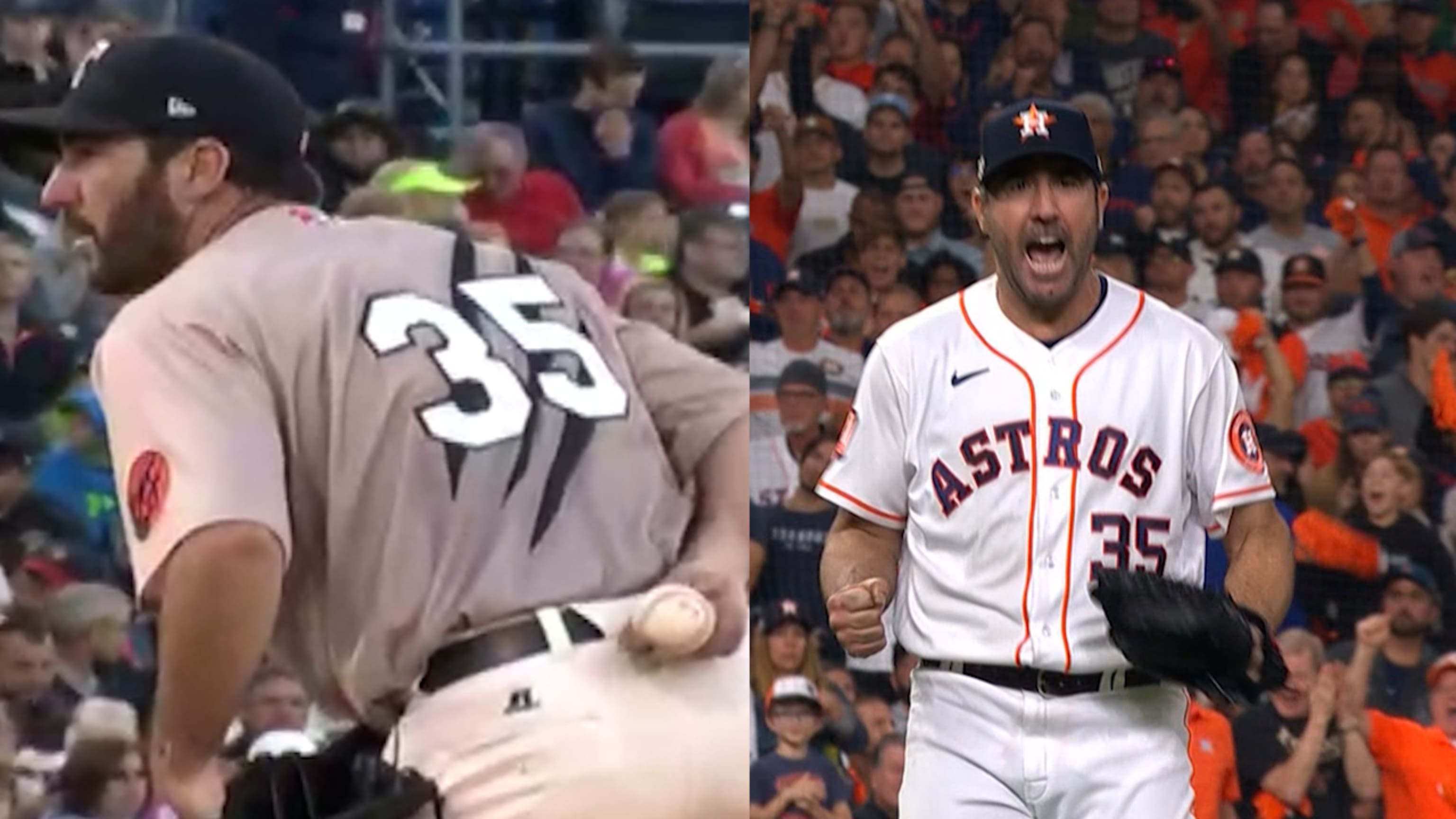 Justin Verlander 2022 World Series Game-Used Jersey- Game 5.