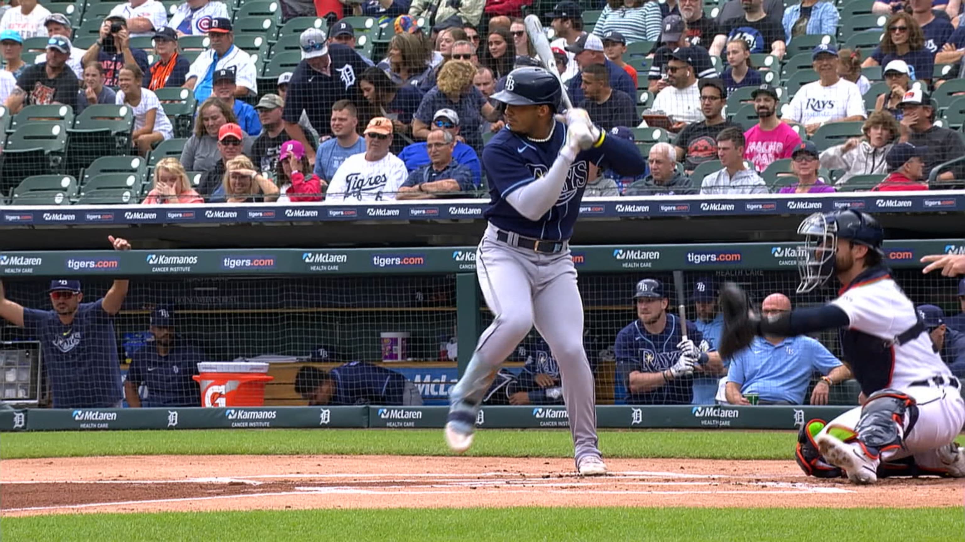 Wander Franco se va de 5-3