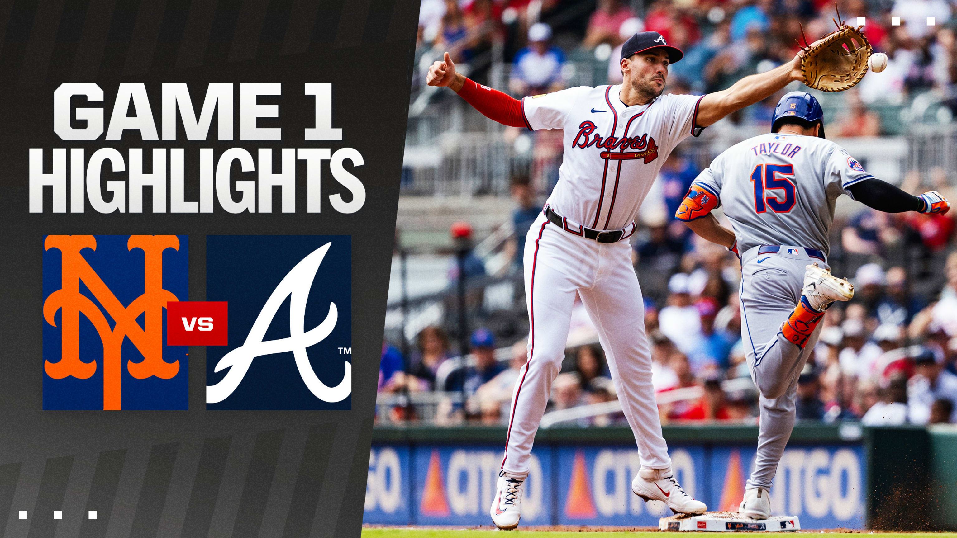 Mets vs. Braves Game 1 Highlights