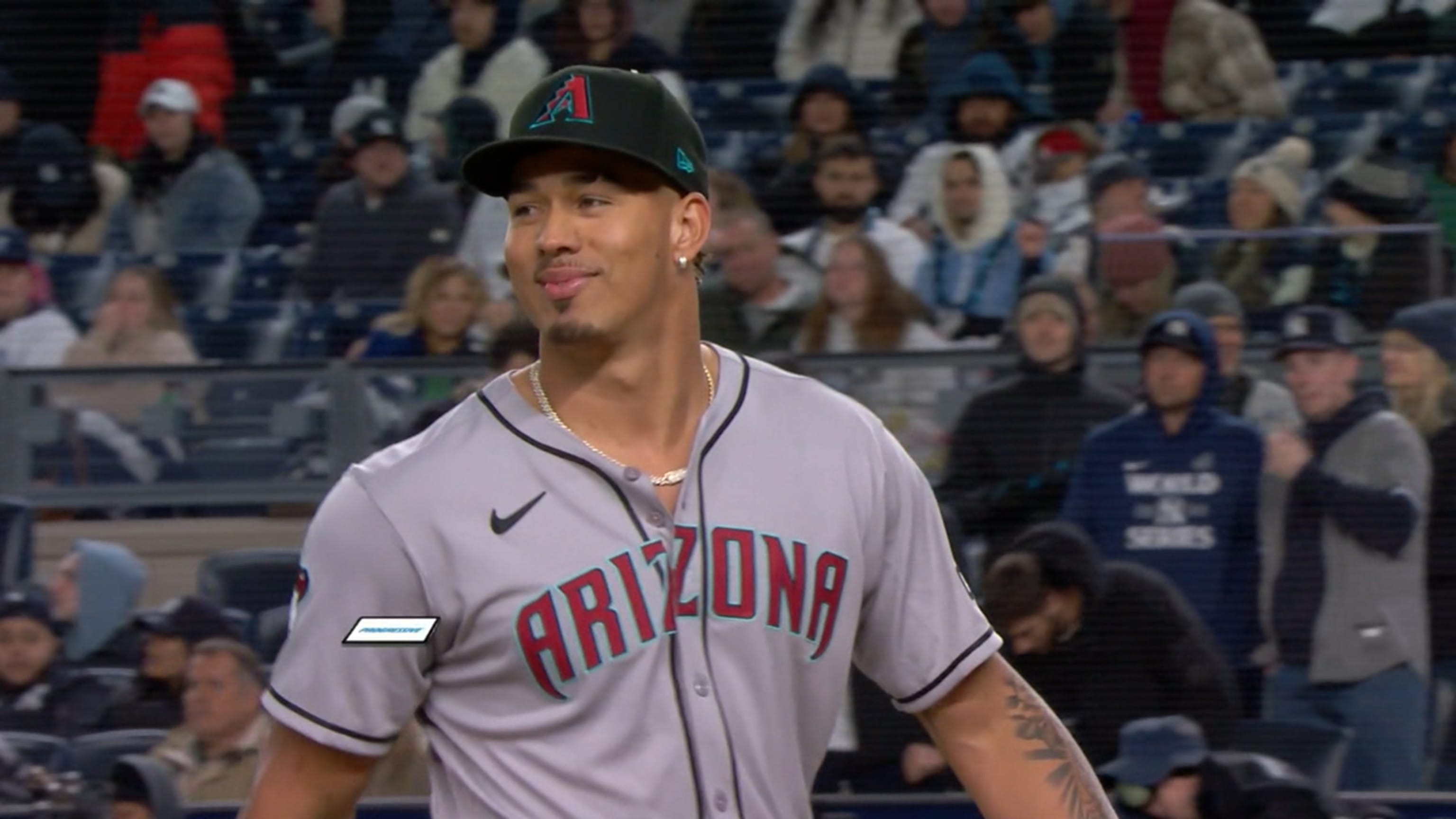 Justin Martinez fans the side in the 8th inning 