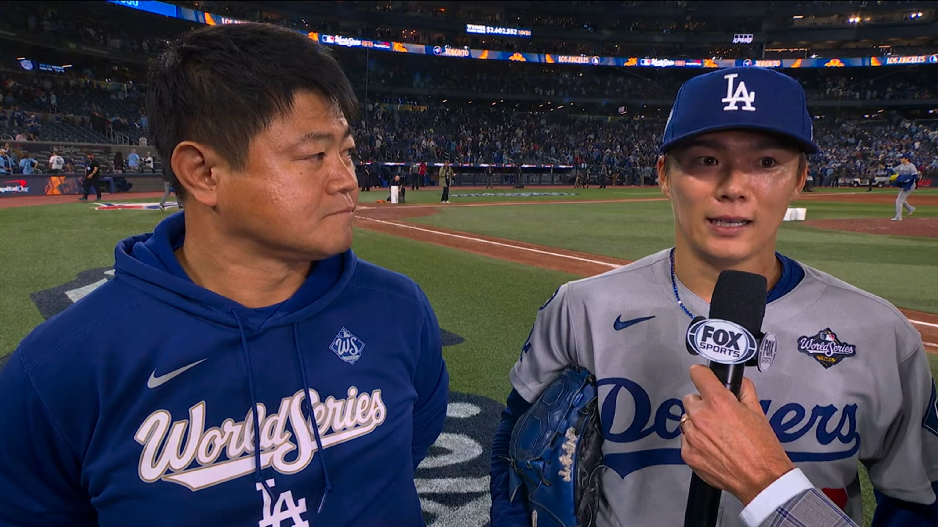 Yoshinobu Yamamoto throws complete game in World Series Game 2