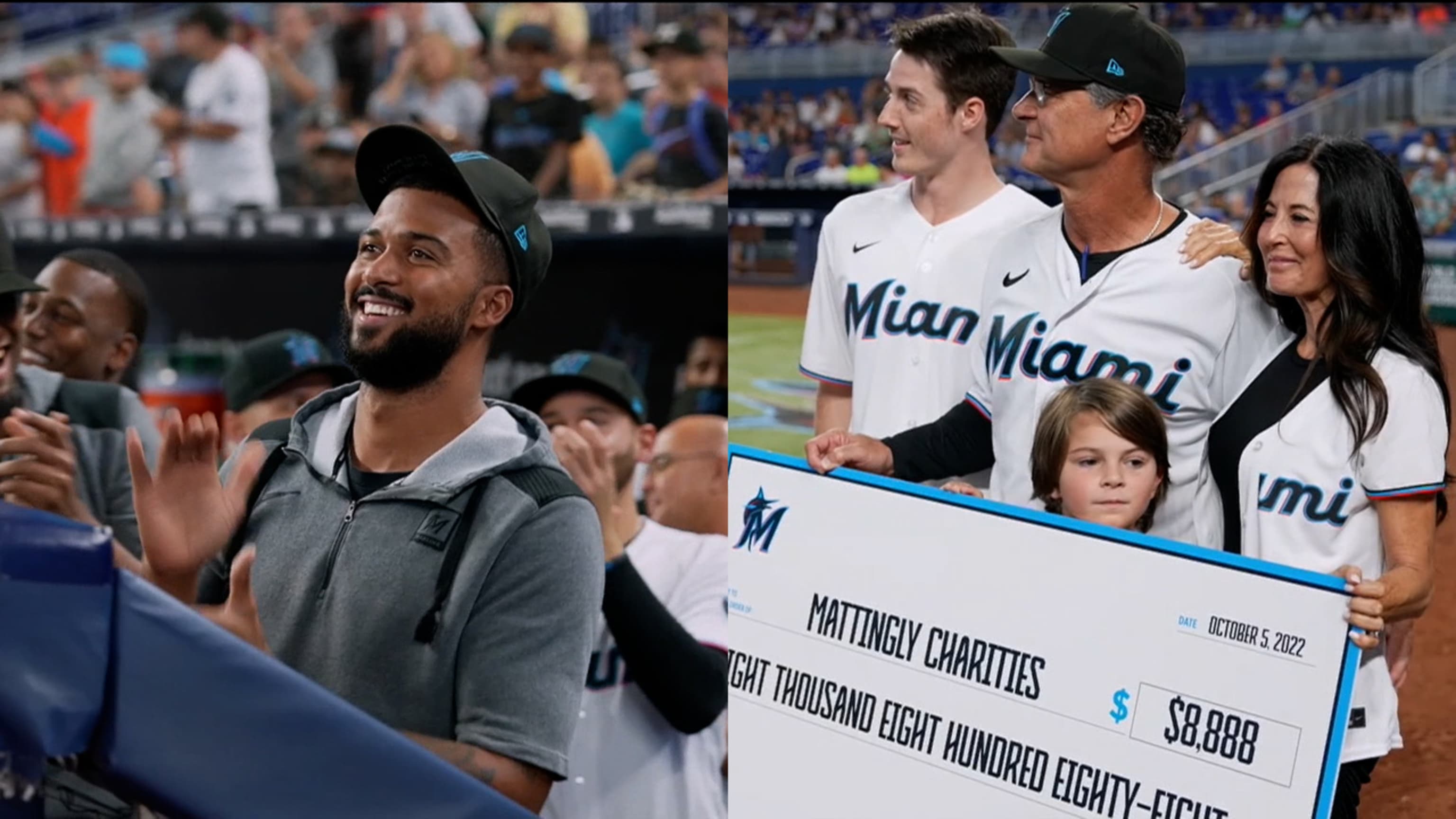 Fan in cheap marlins jersey