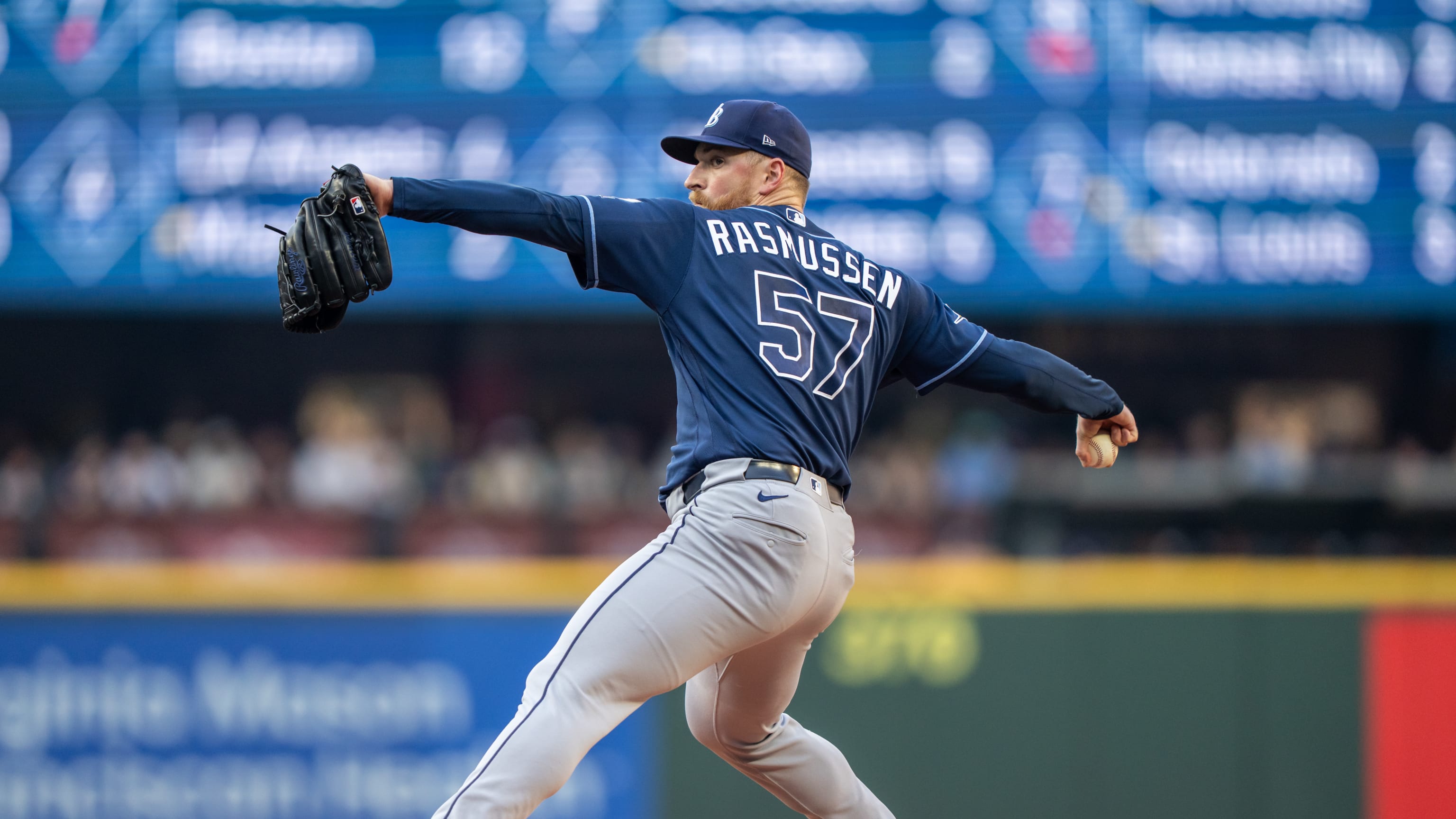 Drew Rasmussen strikes out Brendan Donovan (MLB.com)