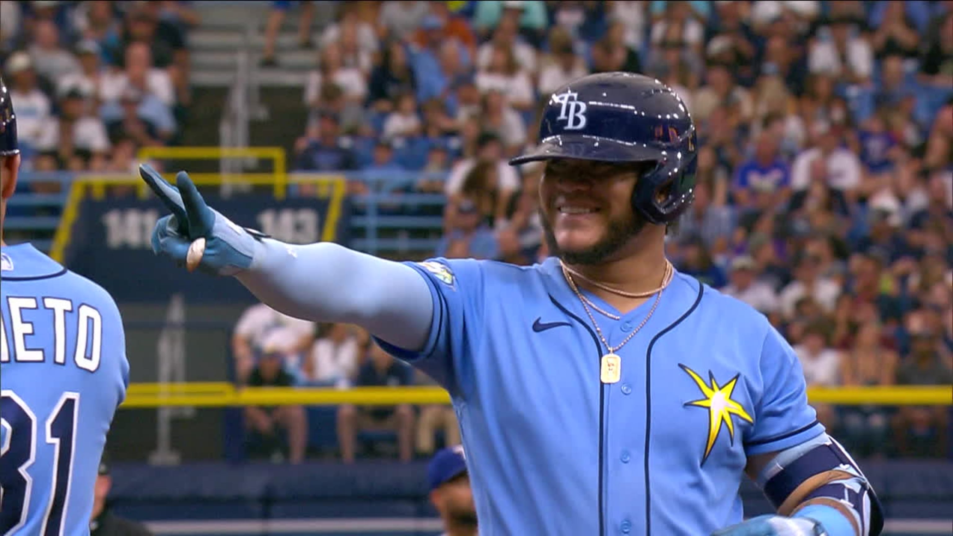 Harold Ramírez conecta 3 hits