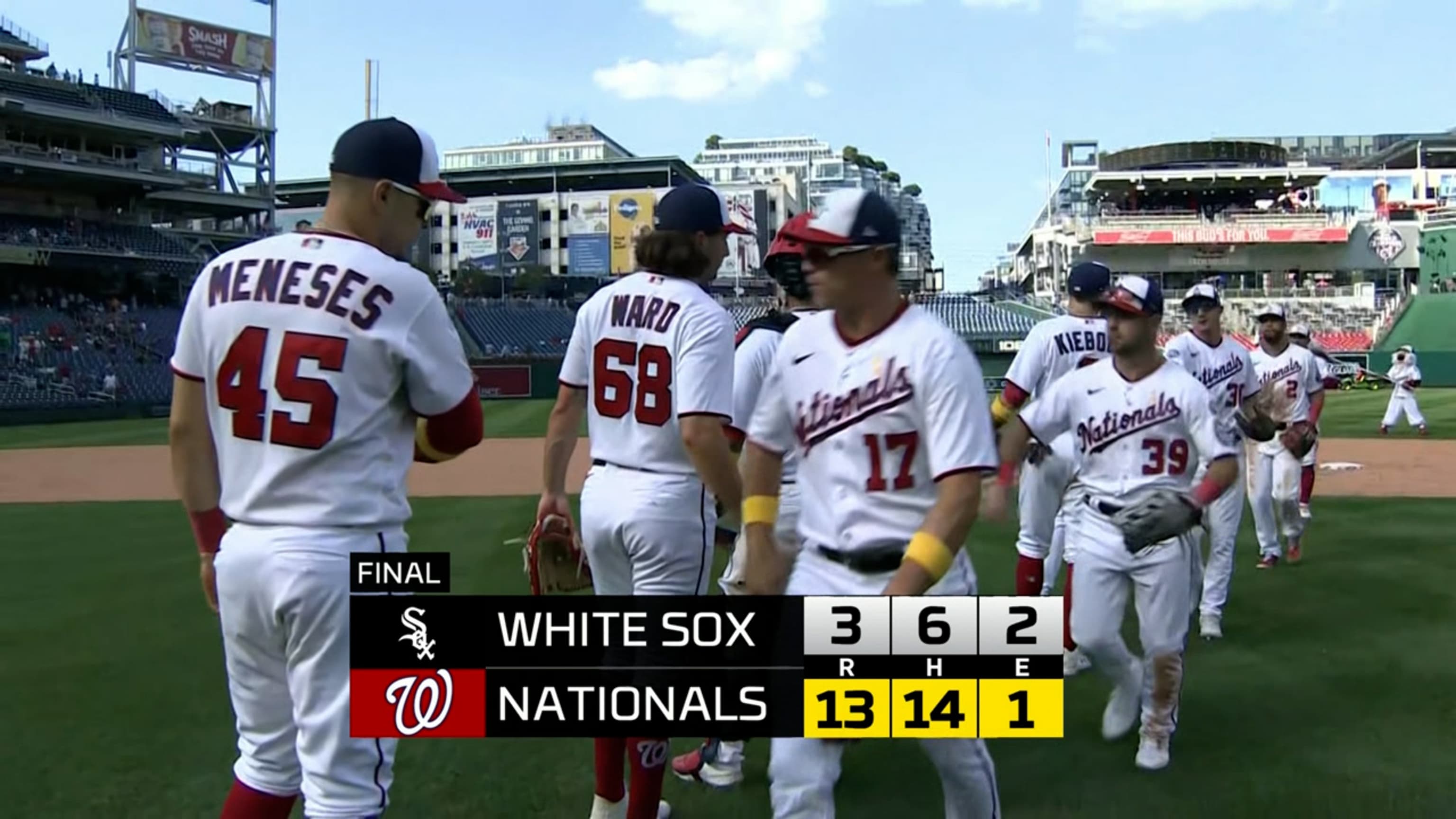 Meneses hits 2-run HR in 8th as Nationals beat Cubs 6-5