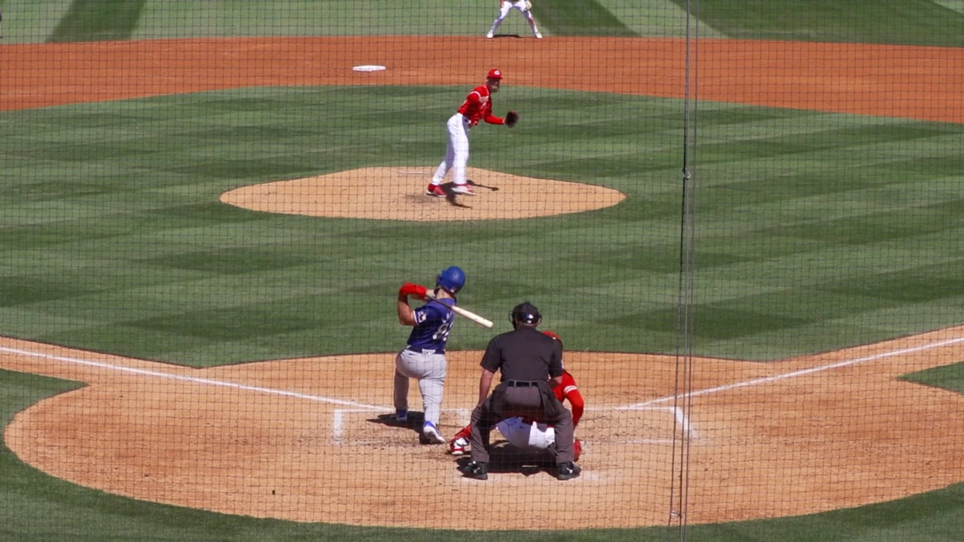 Wyatt Langford's sixth homer of the spring